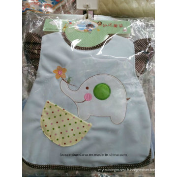 OEM Produce Applique personnalisée Coton Terry Baby Bib